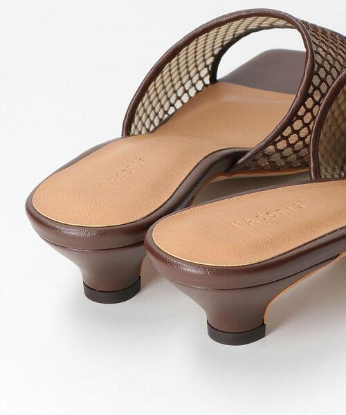 I'Adonis（アドニス）の「＜ I’Adonis＞フィッシュネットサンダル ◆（サンダル・レディース・ライトグレー/ダークブラウン・36/37/36h/37h）」の7枚目の写真