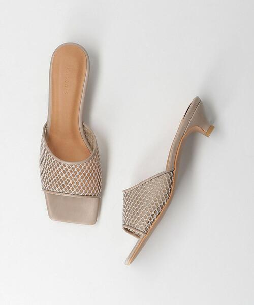 I'Adonis（アドニス）の「＜ I’Adonis＞フィッシュネットサンダル ◆（サンダル・レディース・ライトグレー/ダークブラウン・36/37/36h/37h）」の8枚目の写真