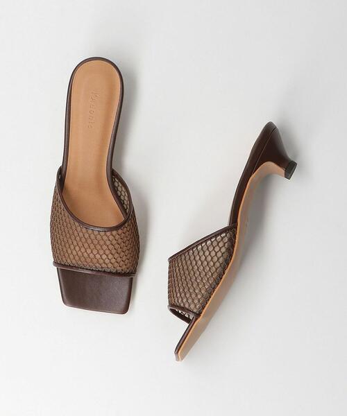 I'Adonis（アドニス）の「＜ I’Adonis＞フィッシュネットサンダル ◆（サンダル・レディース・ライトグレー/ダークブラウン・36/37/36h/37h）」の10枚目の写真