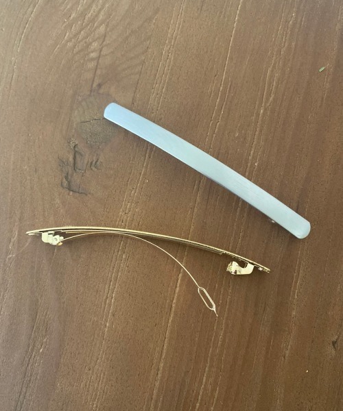 Aunt Marie's(アントマリーズ)の「Slim Stick Barrette / スリムスティックバレッタ(バレッタ/ヘアクリップ・レディース・シルバー/ゴールド・FREE)」の6枚目の写真