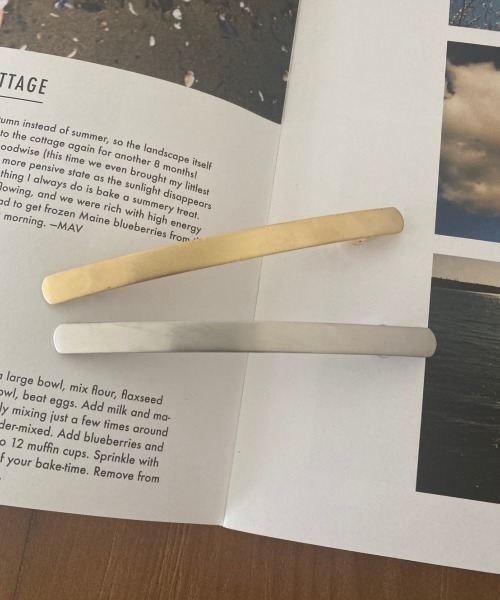 Aunt Marie's(アントマリーズ)の「Slim Stick Barrette / スリムスティックバレッタ(バレッタ/ヘアクリップ・レディース・シルバー/ゴールド・FREE)」の13枚目の写真