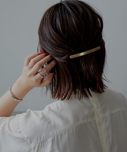 Aunt Marie's(アントマリーズ)の「Slim Stick Barrette / スリムスティックバレッタ(バレッタ/ヘアクリップ・レディース・シルバー/ゴールド・FREE)」の14枚目の写真