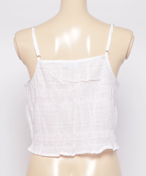 rhythm(リズム)の「【rhythm】DAHLIA TOP(キャミソール・レディース・ホワイト・SMALL/MEDIUM)」の2枚目の写真
