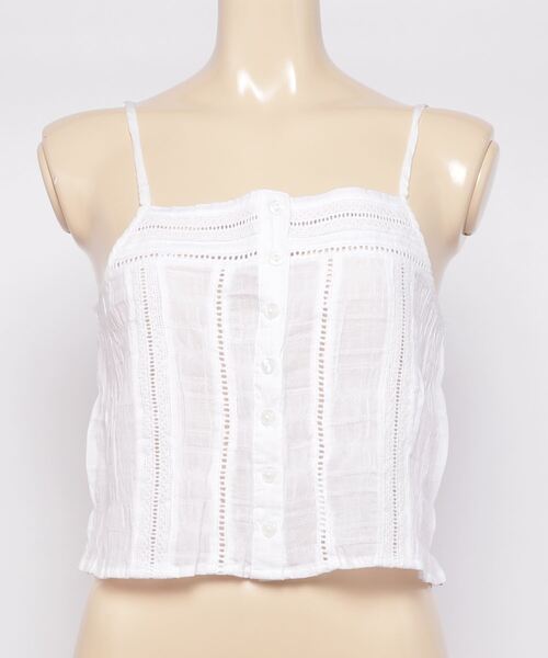 rhythm(リズム)の「【rhythm】DAHLIA TOP(キャミソール・レディース・ホワイト・SMALL/MEDIUM)」の5枚目の写真