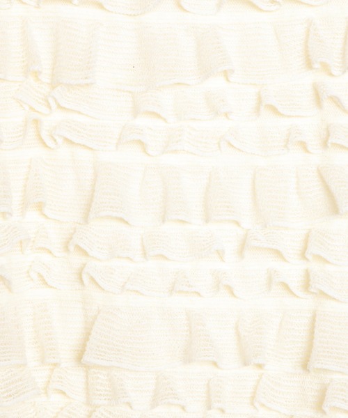 dispark(ディスパーク)の「DISPARK/チュールティアードキャミワンピース(ワンピース・レディース・アイボリー・FREE)」の7枚目の写真