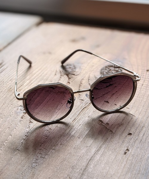 Per sist ence(パーシエンス)の「Per sist ence/パーシエンス メタルボストンサングラス (ケース・眼鏡クリーナー付)(サングラス・レディース・A/B/C/D/E/F・FREE)」の9枚目の写真