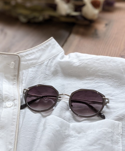 Per sist ence(パーシエンス)の「Per sist ence/パーシエンス メタルボストンサングラス (ケース・眼鏡クリーナー付)(サングラス・レディース・A/B/C/D/E/F・FREE)」の16枚目の写真