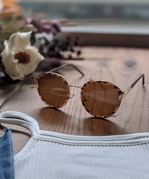 Per sist ence(パーシエンス)の「Per sist ence/パーシエンス メタルボストンサングラス (ケース・眼鏡クリーナー付)(サングラス・レディース・A/B/C/D/E/F・FREE)」の20枚目の写真