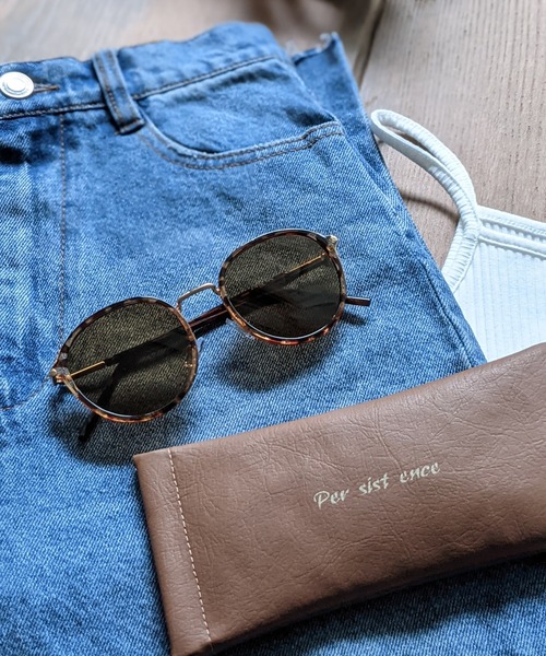 Per sist ence(パーシエンス)の「Per sist ence/パーシエンス メタルボストンサングラス (ケース・眼鏡クリーナー付)(サングラス・レディース・A/B/C/D/E/F・FREE)」の22枚目の写真