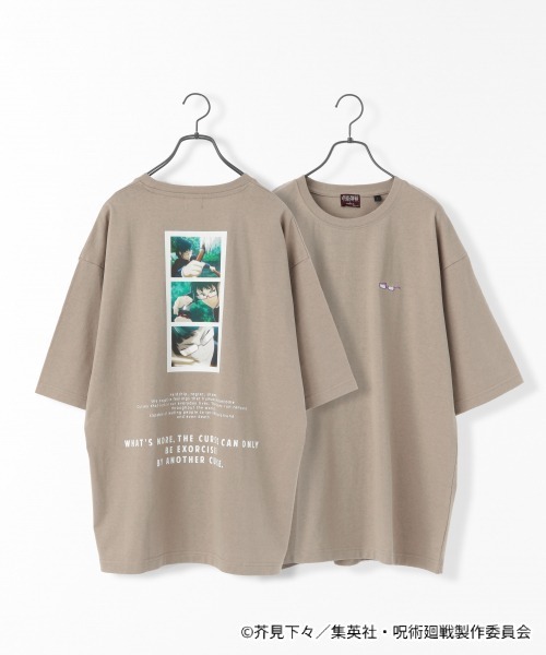 呪術廻戦（ジュジュツカイセン）の「【呪術廻戦】コラボプリントTシャツ/956228（Tシャツ/カットソー・メンズ・ブラック/ベージュ/ライトグリーン/ラベンダー/グレー系その他/ホワイト系その他2/スミクロ/ホワイト系その他3/サックスブルー/ネイビー/ホワイト系その他4/ブラック系その他・MEDIUM/LARGE/SMALL）」の9枚目の写真