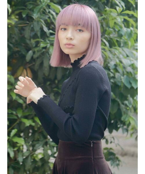 merry jenny(メリージェニー)の「ランダムメロウリブニット(ニット/セーター・レディース・アイボリー/グレー/ブラック/ターコイズブルー・FREE)」の20枚目の写真