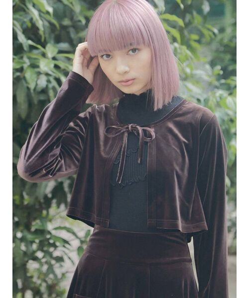 merry jenny(メリージェニー)の「ランダムメロウリブニット(ニット/セーター・レディース・アイボリー/グレー/ブラック/ターコイズブルー・FREE)」の21枚目の写真