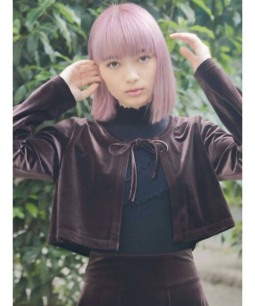 merry jenny(メリージェニー)の「ランダムメロウリブニット(ニット/セーター・レディース・アイボリー/グレー/ブラック/ターコイズブルー・FREE)」の22枚目の写真