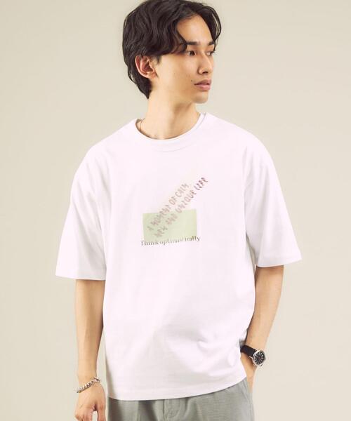 green label relaxing（グリーンレーベルリラクシング）の「OLT＜Phospho Graphica（フォスフォ グラフィカ）＞ プリント クルーネック Tシャツ（Tシャツ/カットソー・メンズ・その他3/その他1/その他2/その他4・X-LARGE/LARGE/SMALL/MEDIUM）」の4枚目の写真