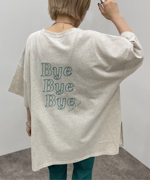 apres jour mignon(アプレジュールミニョン)の「アソートBIGスリットT2【ZOZOTOWN限定アイテム】(Tシャツ/カットソー・レディース・オフホワイト/ナチュラル/ブラック系その他2/その他/ダークブルー/ブラック/ブラック系その他/ホワイト系その他3/ホワイト系その他/ホワイト系その他2・フリー/X-LARGE)」の9枚目の写真