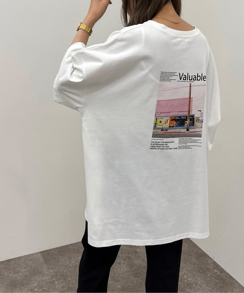 apres jour mignon(アプレジュールミニョン)の「アソートBIGスリットT2【ZOZOTOWN限定アイテム】(Tシャツ/カットソー・レディース・オフホワイト/ナチュラル/ブラック系その他2/その他/ダークブルー/ブラック/ブラック系その他/ホワイト系その他3/ホワイト系その他/ホワイト系その他2・フリー/X-LARGE)」の19枚目の写真
