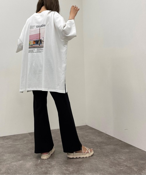 apres jour mignon(アプレジュールミニョン)の「アソートBIGスリットT2【ZOZOTOWN限定アイテム】(Tシャツ/カットソー・レディース・オフホワイト/ナチュラル/ブラック系その他2/その他/ダークブルー/ブラック/ブラック系その他/ホワイト系その他3/ホワイト系その他/ホワイト系その他2・フリー/X-LARGE)」の22枚目の写真