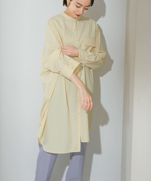 KBF（ケイビーエフ）の「長袖ブラウス（シャツ/ブラウス・レディース・ベージュ・ONE）」の9枚目の写真