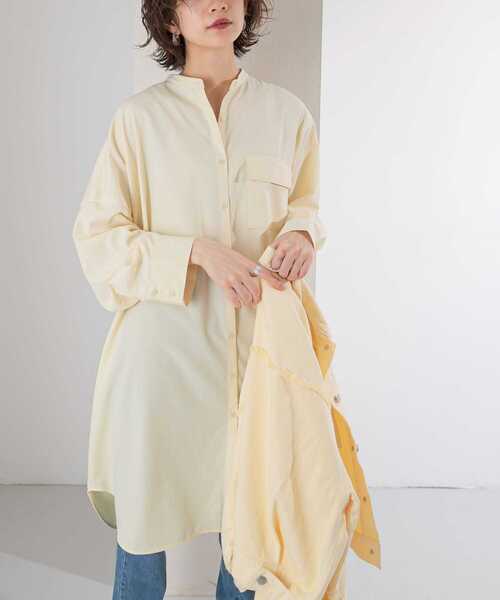 KBF（ケイビーエフ）の「長袖ブラウス（シャツ/ブラウス・レディース・ベージュ・ONE）」の6枚目の写真