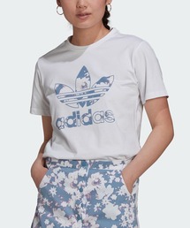 Adidas アディダス レディース のtシャツ カットソー 花柄 ボタニカル柄 通販 Zozotown