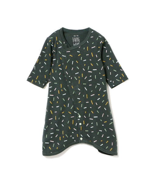 B:MING by BEAMS（ビーミングバイビームス）の「B:MING by BEAMS / 2WAYコンビ ロンパース（ロンパース・キッズ・グリーン/ホワイト系その他3/ホワイト系その他5/ブラウン系その他4・ONE SIZE）」の4枚目の写真