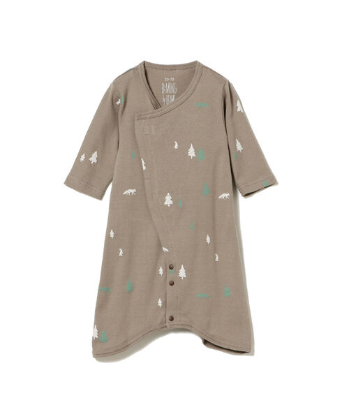 B:MING by BEAMS（ビーミングバイビームス）の「B:MING by BEAMS / 2WAYコンビ ロンパース（ロンパース・キッズ・グリーン/ホワイト系その他3/ホワイト系その他5/ブラウン系その他4・ONE SIZE）」の3枚目の写真