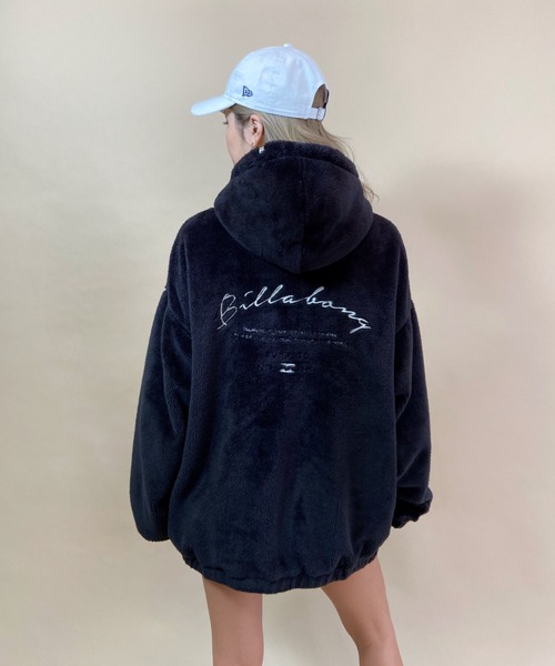 BILLABONG(ビラボン)の「BILLABONG/ビラボン ビッグシルエット バックプリント フェイクファージャケット BB014-022(その他アウター・レディース・ホワイト/ブラック/ブラウン・M/L)」の17枚目の写真