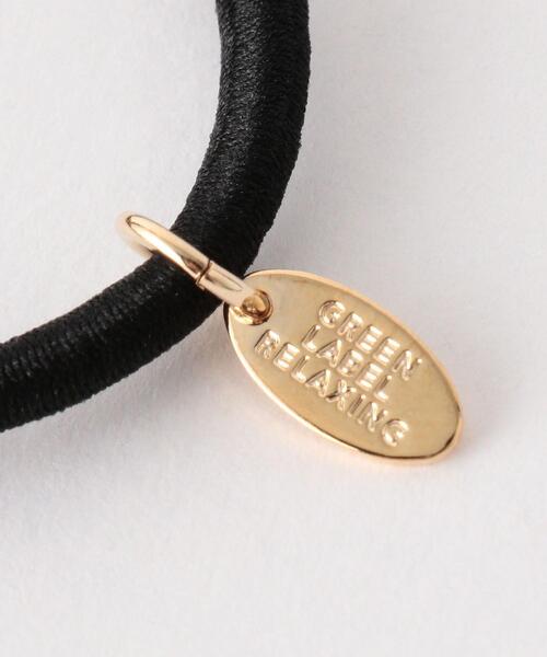 green label relaxing（グリーンレーベルリラクシング）の「メタルプレート ポニー ヘアゴム（ヘアゴム・レディース・シルバー/ゴールド・FREE）」の3枚目の写真