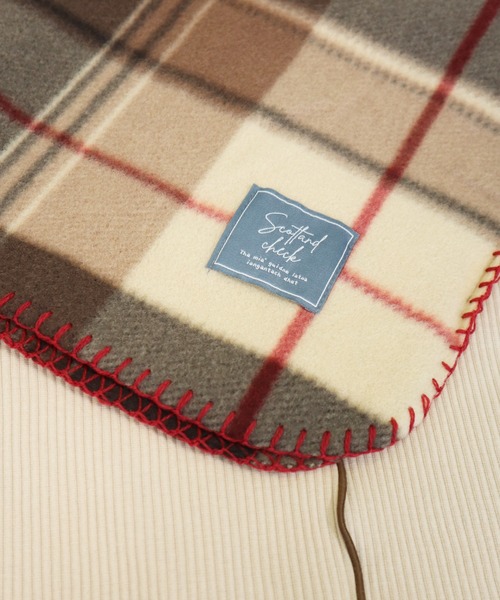 チェック柄 かがり フリース ブランケット ひざ掛け ブランケット Voov ブーブ のファッション通販 Zozotown