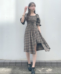 titty＆Co. PETIT | 【titty&Co.PETIT】イレヘムスピンドル5分袖ワンピース(ワンピース)