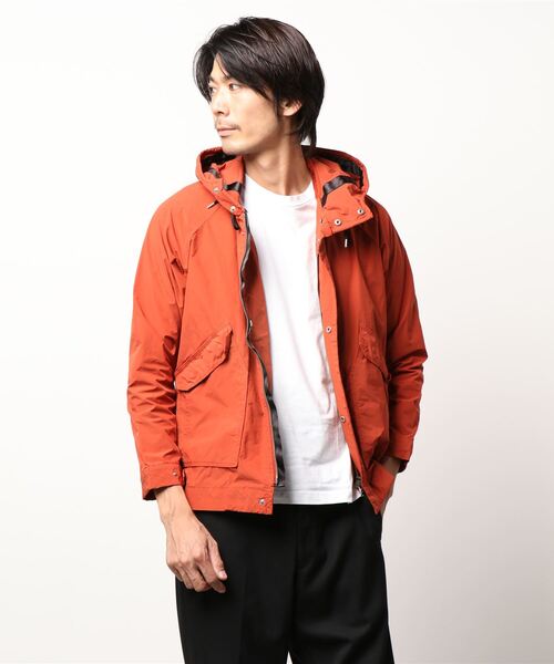 PAZZO(パッゾ)の「【PAZZO】 BJ高密度平織りクロス マウンテンパーカー(ブルゾン・メンズ・ブラック/オレンジ/ライトカーキ・46/48)」の3枚目の写真