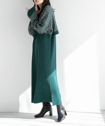 LOWRYS FARM | ニットレイヤードキャミ２Ｐワンピース　959953(ワンピース)