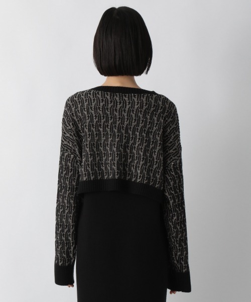 LOWRYS FARM(ローリーズファーム)の「ニットレイヤードキャミ2Pワンピース 959953(ワンピース・レディース・ブラック/ダークブラウン/ベージュ/ブルー/グリーン・FREE)」の11枚目の写真