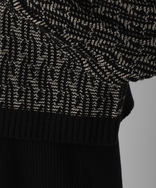 LOWRYS FARM(ローリーズファーム)の「ニットレイヤードキャミ2Pワンピース 959953(ワンピース・レディース・ブラック/ダークブラウン/ベージュ/ブルー/グリーン・FREE)」の15枚目の写真