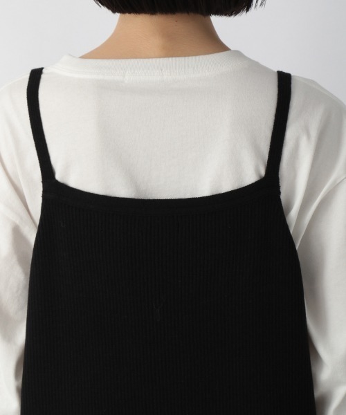 LOWRYS FARM(ローリーズファーム)の「ニットレイヤードキャミ2Pワンピース 959953(ワンピース・レディース・ブラック/ダークブラウン/ベージュ/ブルー/グリーン・FREE)」の19枚目の写真