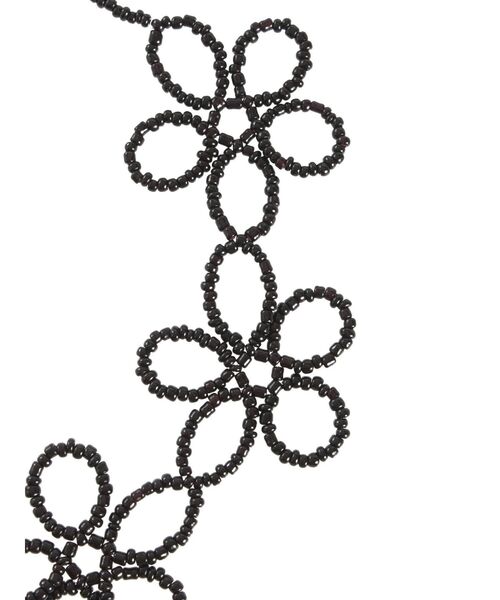 merry jenny（メリージェニー）の「flowerビーズ2wayマスクチェーン（マスク・レディース・ブラック/ブラウン/オフホワイト・FREE）」の6枚目の写真