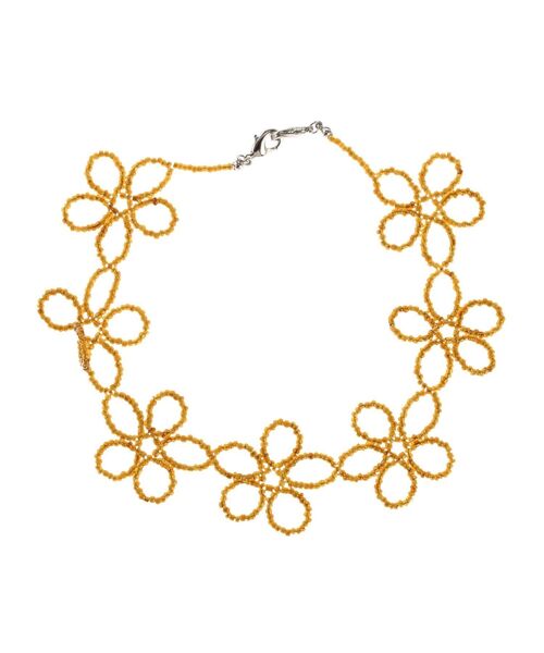 merry jenny（メリージェニー）の「flowerビーズ2wayマスクチェーン（マスク・レディース・ブラック/ブラウン/オフホワイト・FREE）」の4枚目の写真