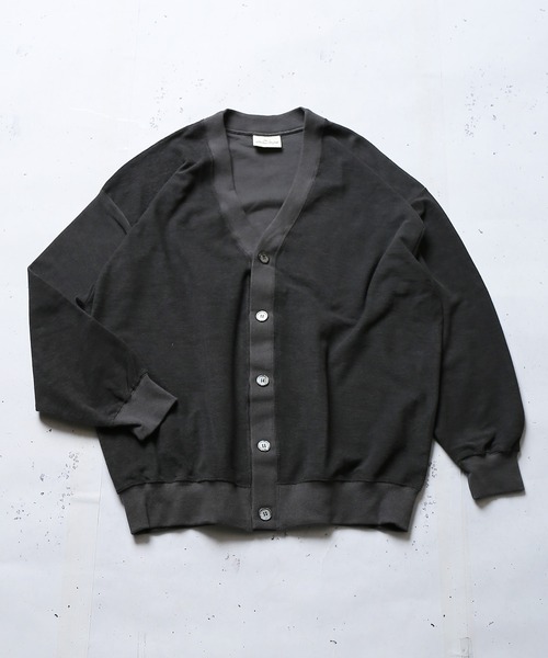 SPINNS（スピンズ）の「【ゆったりシルエット】インサイドアウト カーディガン（カーディガン/ボレロ・メンズ・ダークブルー/アッシュグレー/スミクロ/ブラック/マスタード/サックスブルー/ライトグリーン・ONESIZE）」の8枚目の写真