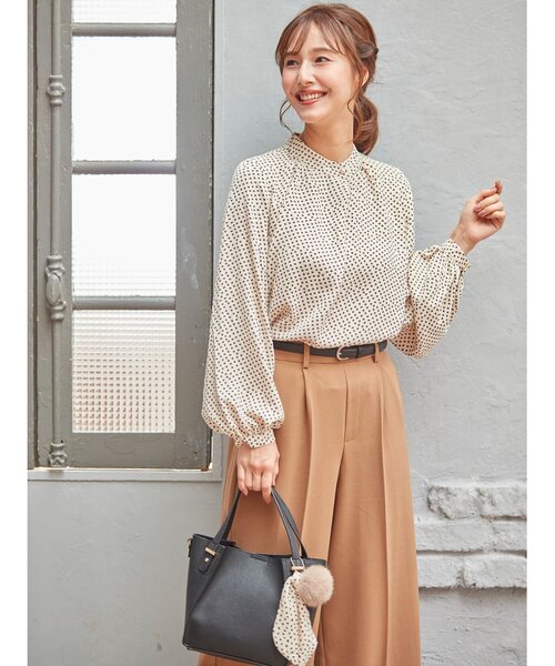 DRESKIP(ドレスキップ)の「◆ラビポン/スカーフ付き一枚皮風トート(トートバッグ・レディース・ベージュ/ワインレッド/ブラック/グレー・00)」の13枚目の写真