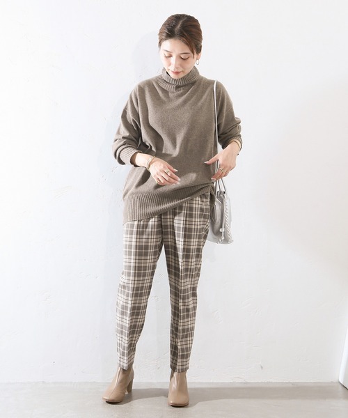 JOURNAL STANDARD（ジャーナルスタンダード）の「カシミヤタートルネックプルオーバー◆（ニット/セーター・レディース・ブラック/ブラウン/グレー/ピンク・FREE）」の7枚目の写真