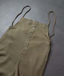 FREAK'S STORE（フリークスストア）の「▽【WEB限定】GreenHills/グリーンヒルズ　別注ハニカムフロントボタンサロペット（つなぎ/オールインワン）」