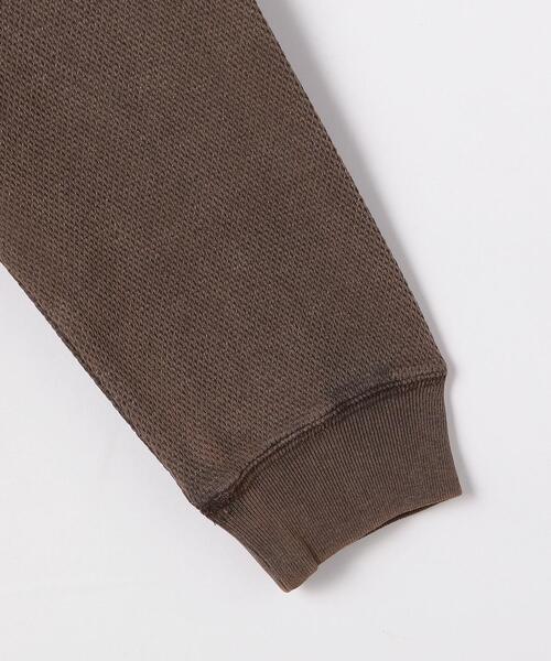 green label relaxing（グリーンレーベルリラクシング）の「＜GLR/ lab＞ウォッシュド ハニカム クルーネック 長袖 サーマル（Tシャツ/カットソー・メンズ・ダークグリーン/ナチュラル/ダークブラウン/オレンジ系その他・L/S/XL/M）」の14枚目の写真