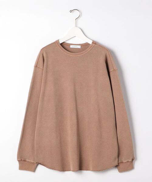 green label relaxing（グリーンレーベルリラクシング）の「＜GLR/ lab＞ウォッシュド ハニカム クルーネック 長袖 サーマル（Tシャツ/カットソー・メンズ・ダークグリーン/ナチュラル/ダークブラウン/オレンジ系その他・L/S/XL/M）」の19枚目の写真