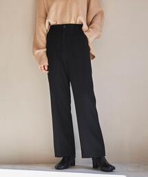 coen | ウールライクセミフレアパンツ(スラックス)