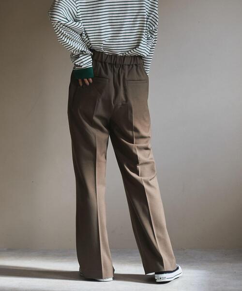 coen（コーエン）の「ウールライクセミフレアパンツ（スラックス・レディース・ブラック/パープル/モカ/ナチュラル・SMALL/MEDIUM/LARGE）」の20枚目の写真