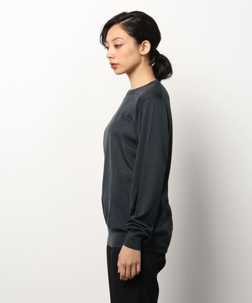 SLOANE（スローン）の「SLOANE / スローン：18G シルク天竺 クルー