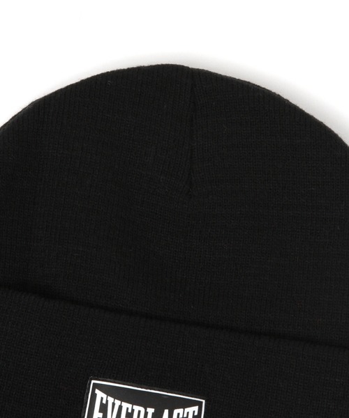EVERLAST(スポーツ・ライフスタイル)（エバーラスト）の「【EVERLAST(エバーラスト)】ビーニーキャップ（ニットキャップ/ビーニー・メンズ・ブラック・FREE）」の3枚目の写真