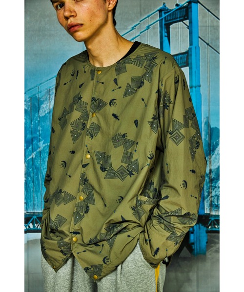 AlexanderLeeChang(アレキサンダーリーチャン)の「AlexanderLeeChang/アレキサンダーリーチャン YOSHI47 NO COLOR SHT(シャツ/ブラウス・メンズ・オリーブ/バーガンディー/ブラック・3/2)」の3枚目の写真