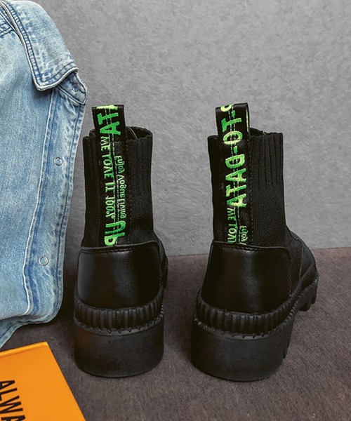 aimoha（アイモハ）の「レースアップ厚底ブーツ（ブーツ・メンズ・ブラック・26.5cm/26.0cm/27.0cm/25.5cm/25.0cm/24.5cm）」の13枚目の写真