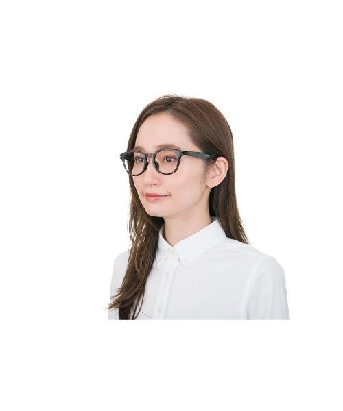 UNITED ARROWS（ユナイテッドアローズ）の「ボストン型 めがね｜Zoff｜UNITED ARROWS  (ゾフ｜ユナイテッドアローズ)（メガネ・レディース・ブラウン系その他/ライトオリーブ/ブラック・FREE）」の15枚目の写真